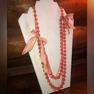 Vintage JCREW Beaded Necklace with Bows